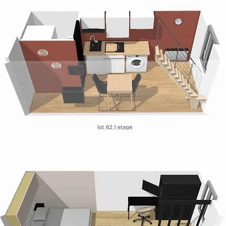 Apartment Duplex-universite Lyon